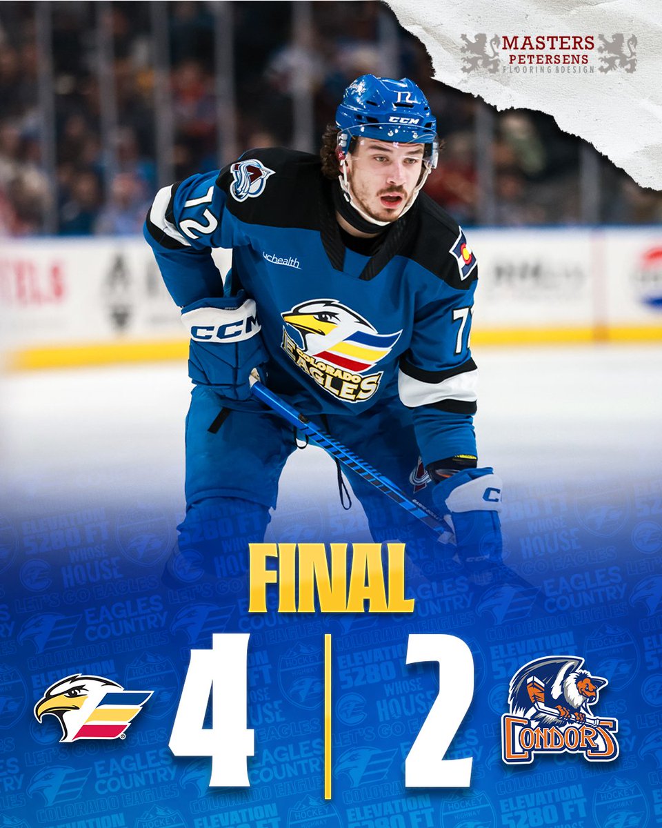 ColoradoEagles's tweet photo. That's an Eagles' win! https://t.co/oN3x1rlEYQ