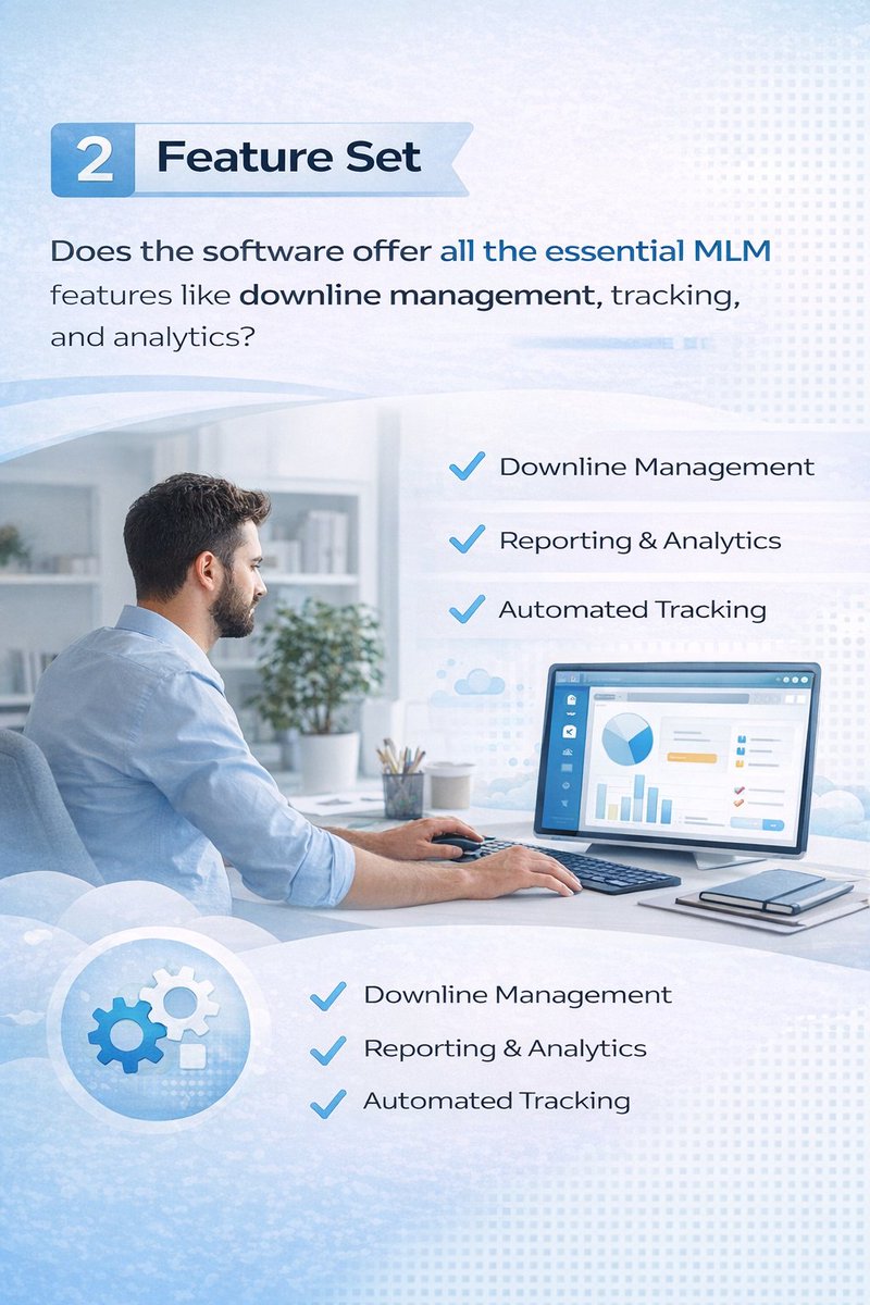 cloudmlmsoft's tweet photo. Before choosing any MLM software, make sure the demo truly answers your business needs. Evaluate usability, essential features, scalability, integrations, and support before making a decision.

Here the checklist while choosing the MLM software demo👇👇

#Software https://t.co/E1SVTQKcuw