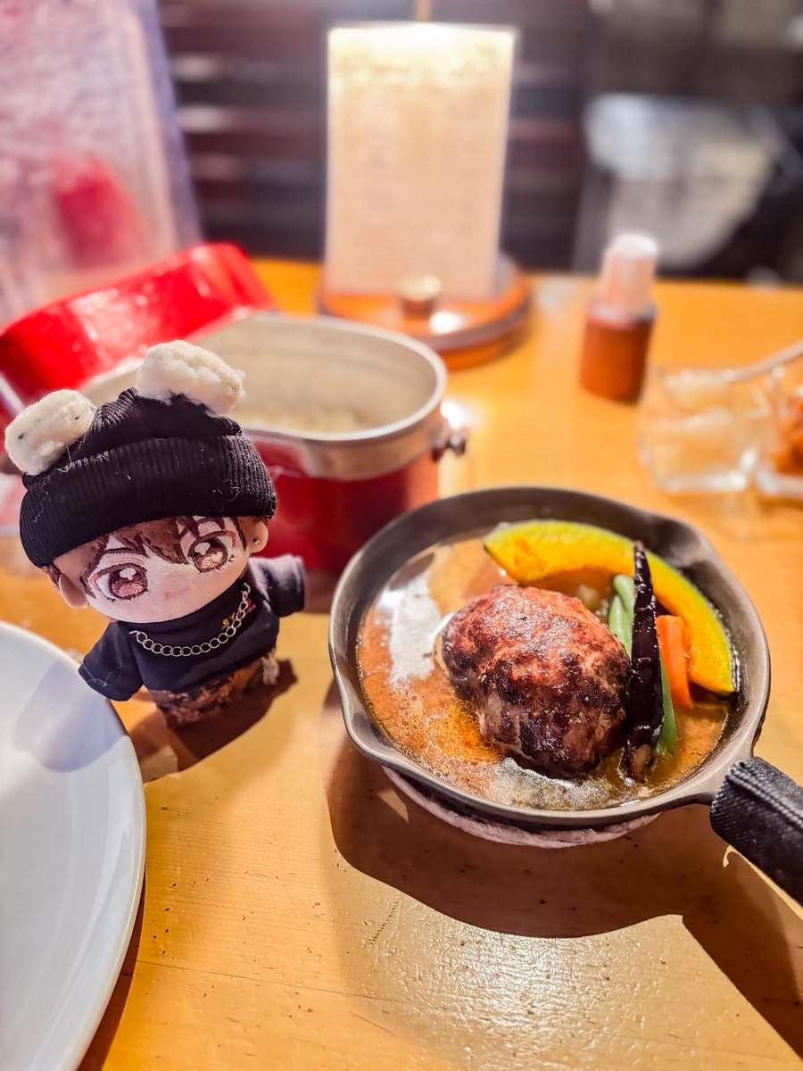ハンバーグスープカレー🍛

#いつぬいが見られるタグ