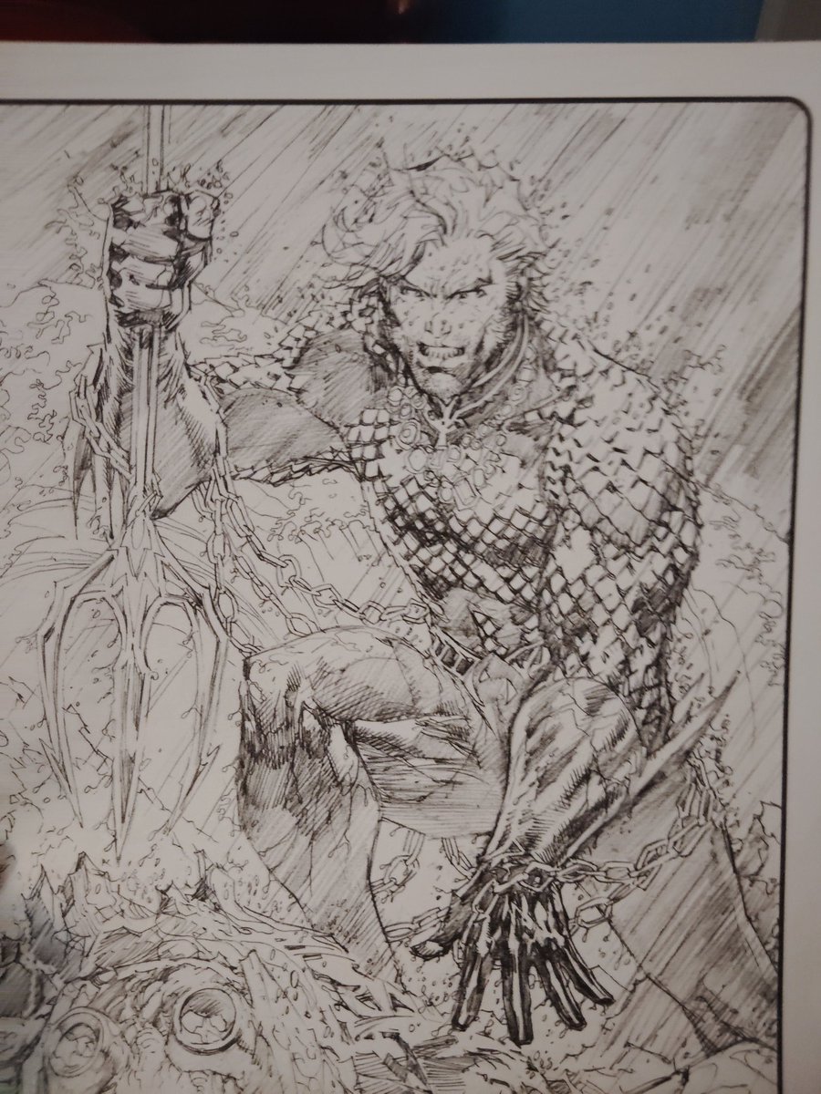 Nighthawkwarri1's tweet photo. Here is my brand new dc comics Aquaman drawing today February 24th 2026 enjoy. https://t.co/HqYPnyrgqd