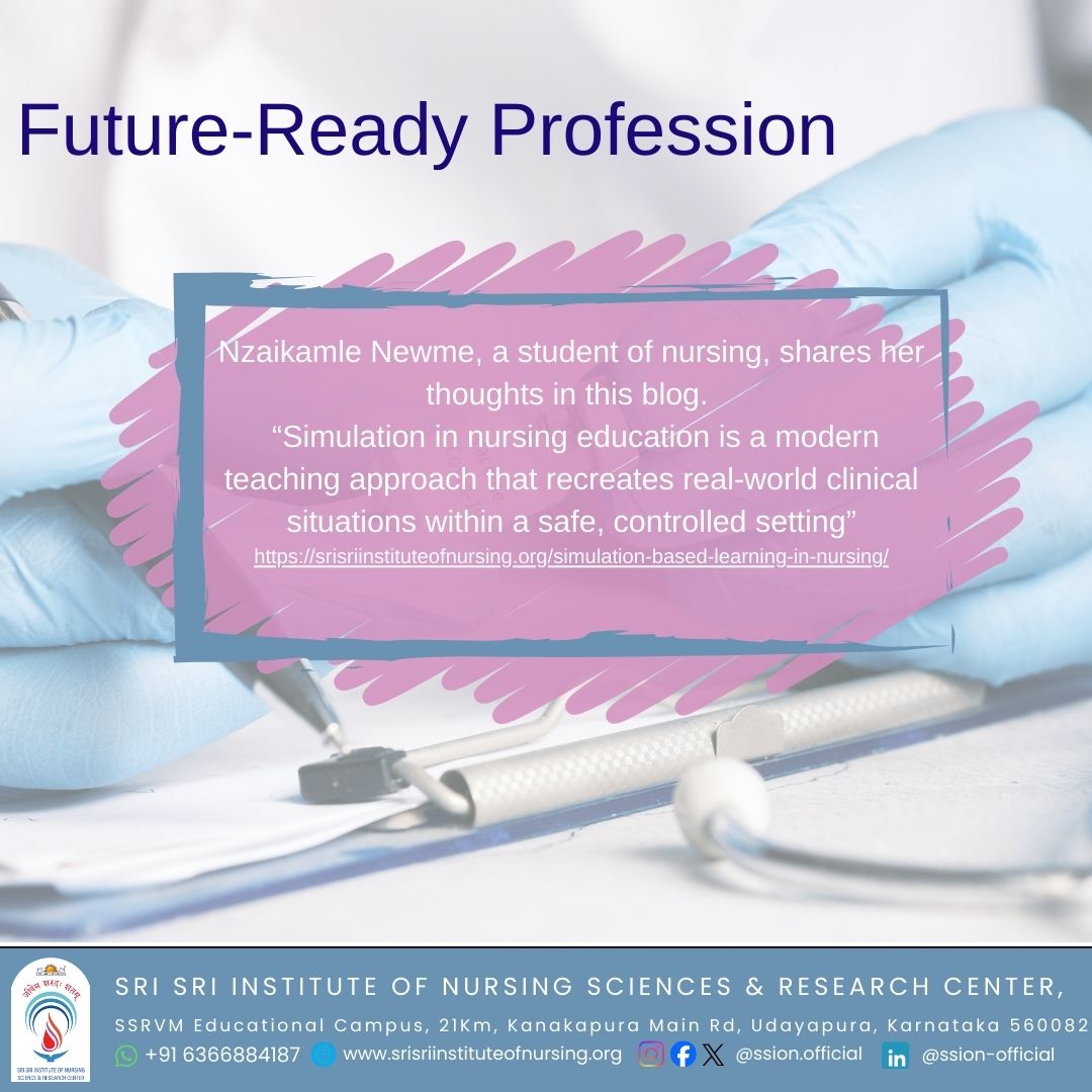 Simulation-based learning is transforming how nursing students build clinical skills, critical thinking, and confidence -before stepping into real patient care.
Explore our student blog on how simulation labs prepare future-ready nurses.
#FutureReady #SimulationInNursing #nursing