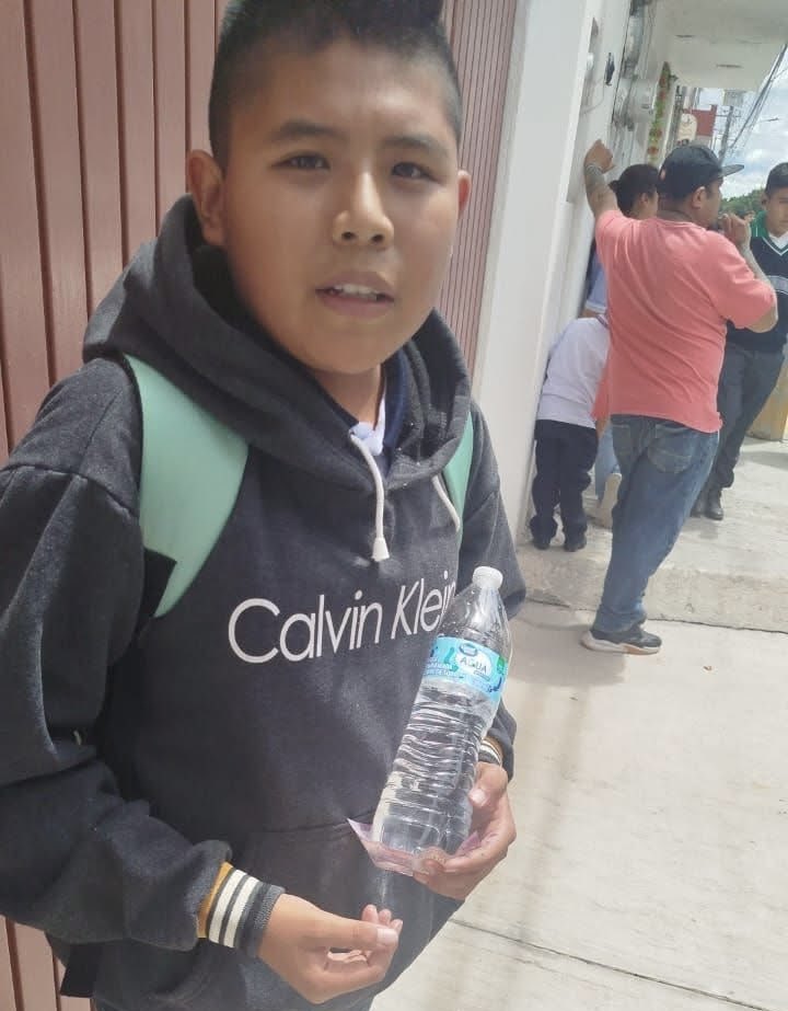 Familiares solicitan el apoyo de la ciudadanía para localizar a Luis Gerardo, un menor de 13 años de edad reportado como desaparecido el día 24 de febrero de 2026 en la zona de Xilotzingo, Puebla.