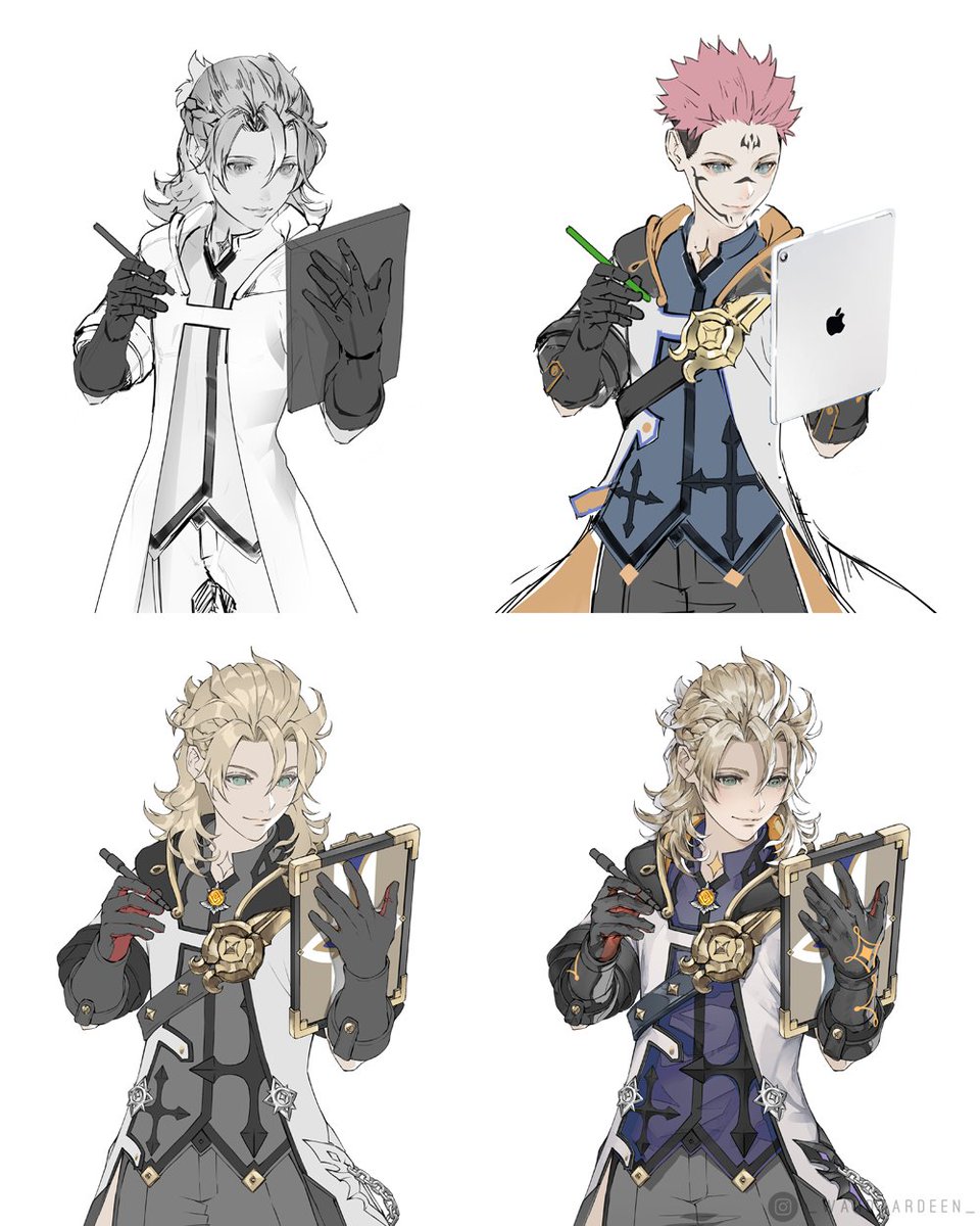 SBS #阿贝多 #アルベド #原神イラスト