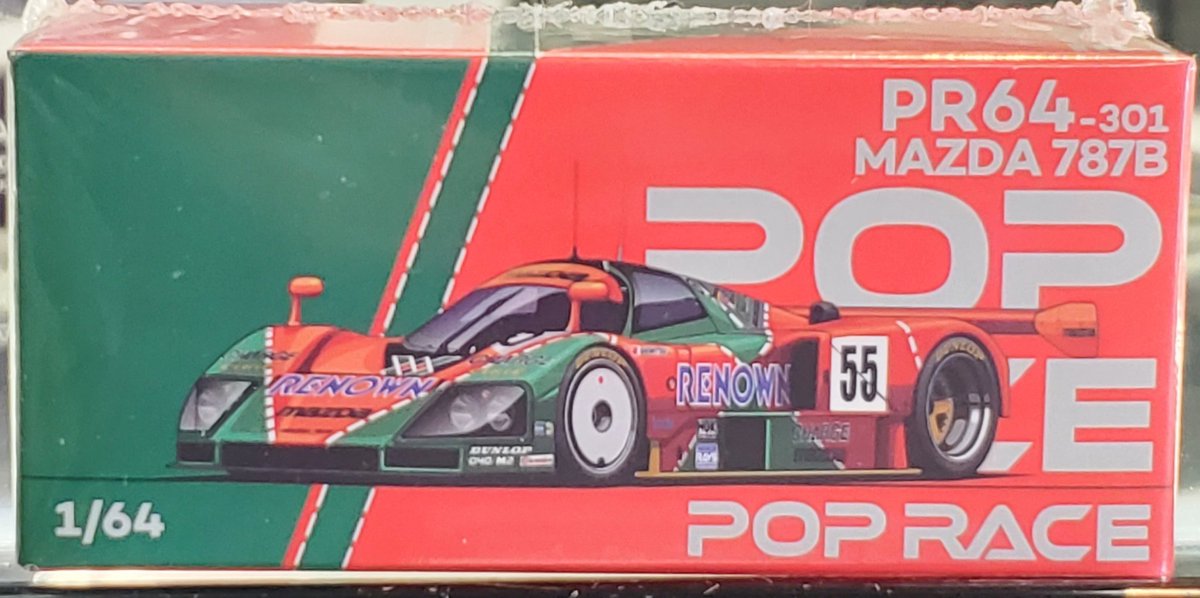 POPRACE ミニカー新製品 1/64 scaleマツダ 787B 1991年 ル・マン24時間