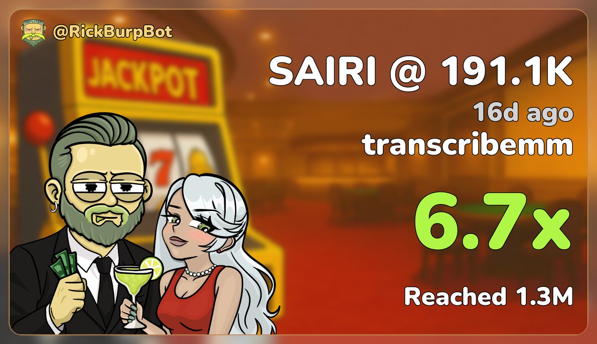 Recent wins in the 1% Club

Our members found some winners too

- $Botcoin 3.7x
- $Odai 12x
- $Peon 3.7x
- $Sairi 6.7x

Join us and hang out together!