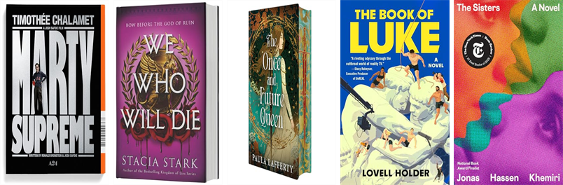 This week the Cyrenius H. Booth Library has 38 new books and one new movie.  New items include Marty Supreme, We Who Will Die, The Once and Future Queen, The Book of Luke, The Sisters, Tailored Realities, Canticle, Angel Down, and Disney Moana 2. wowbrary.org/nu.aspx?p=3076…
