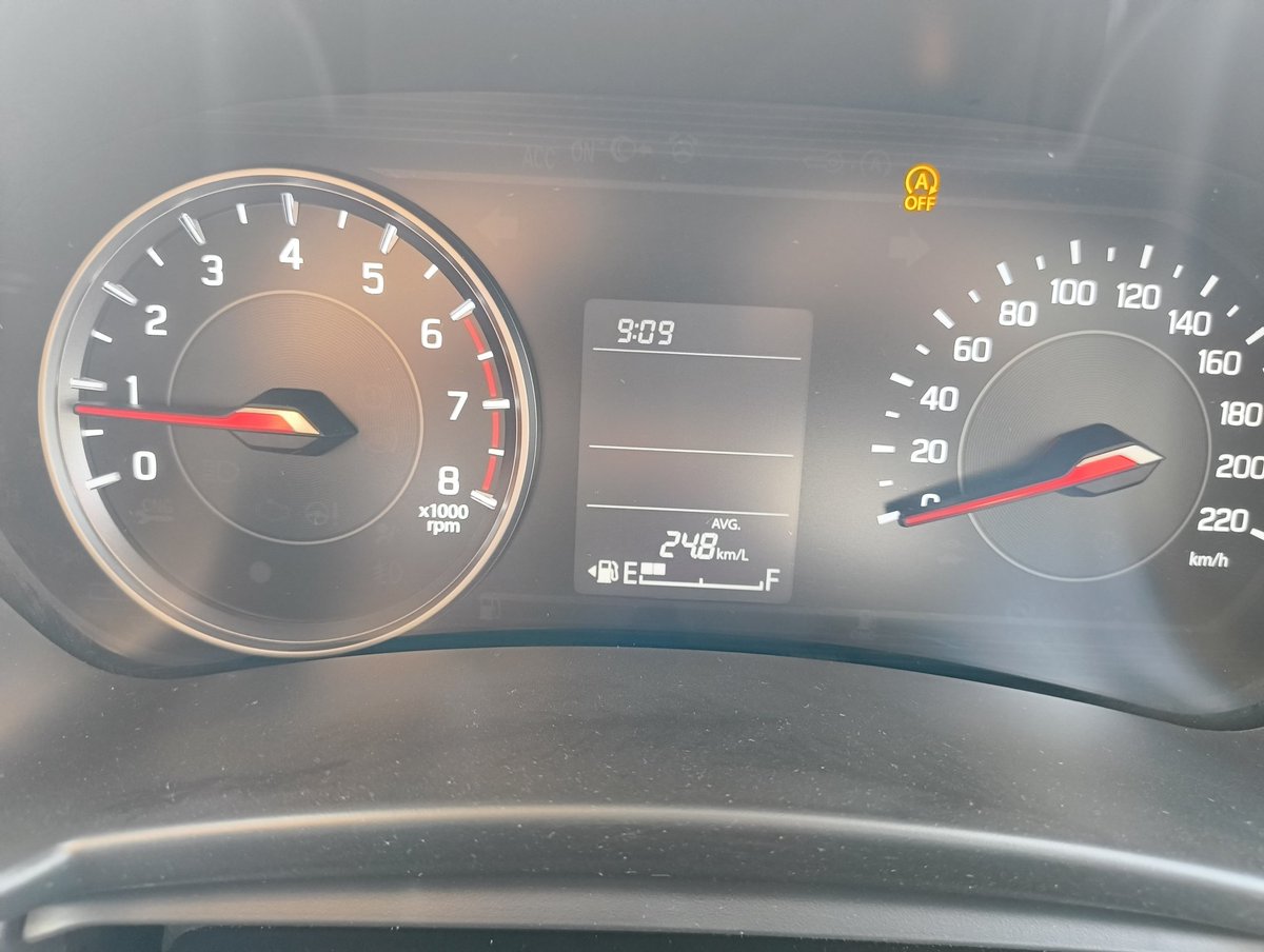 captydv's tweet photo. @throttleandtech Yes it's petrol model. City +Highway mileage is in this pic. I mostly drive in Chandigarh. https://t.co/e6bdg1dZGv
