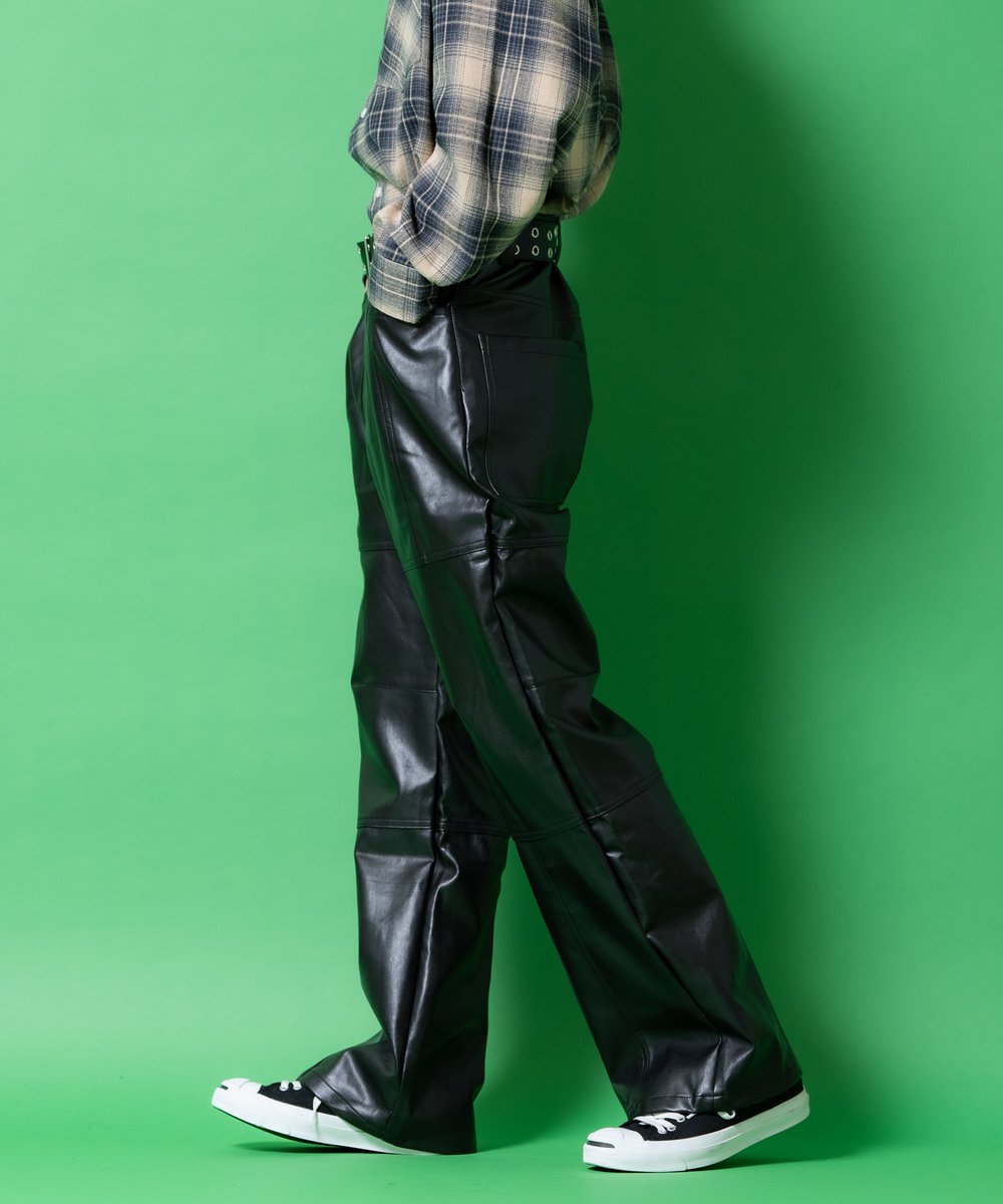 ankoROCK アンコロック 新入荷 バイカーズデザイン合成皮革ナチュラル