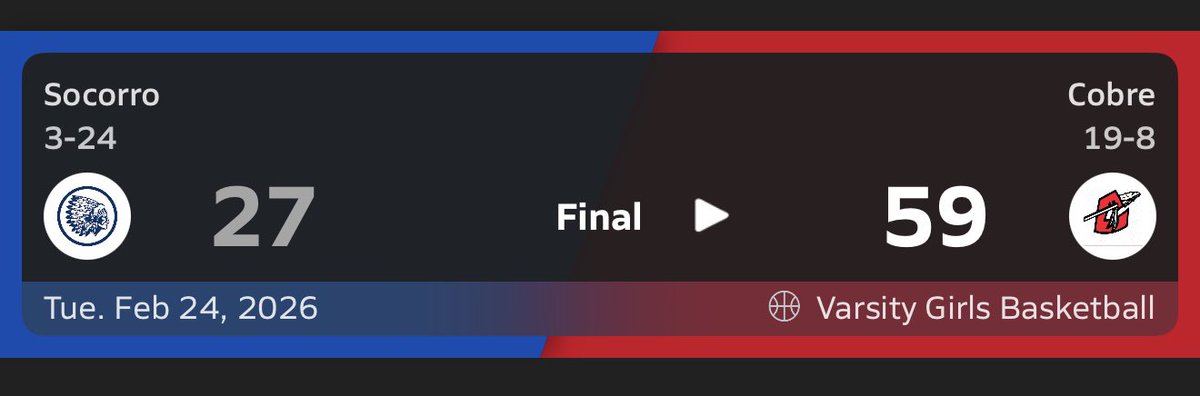 Cobre Girls beat Socorro to advance to championship on Friday.