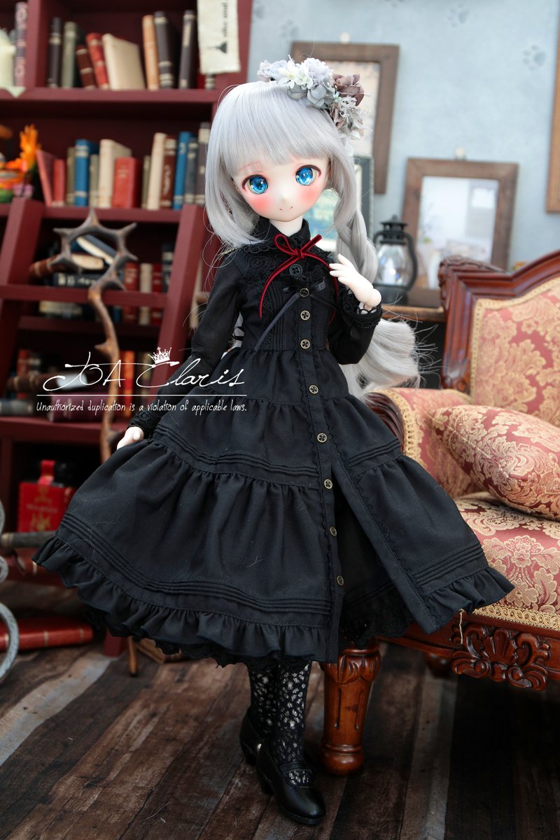 アイドール東京 ピンタックワンピース（黒曜）DDサイズ＆MDDサイズ共に