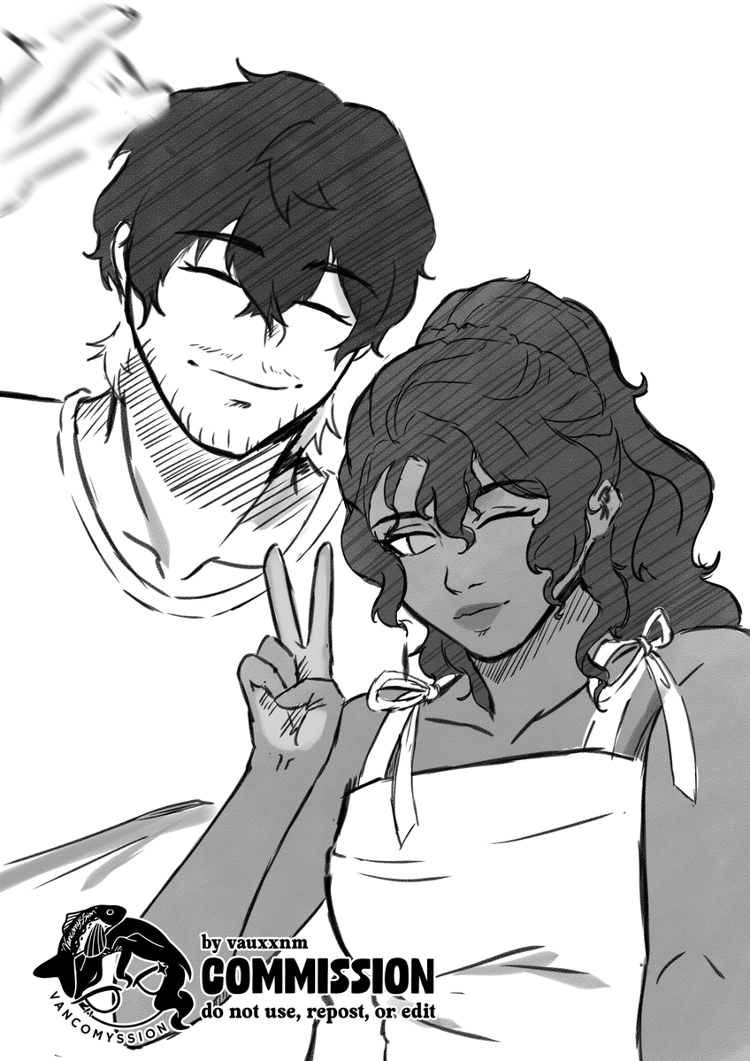 Azaliku (Azalea x Aiku) commission I got from <a href="/Vauxxnm/">Vancomyssion | insanely locked in</a> ‼️‼️

i love it so much 🥹