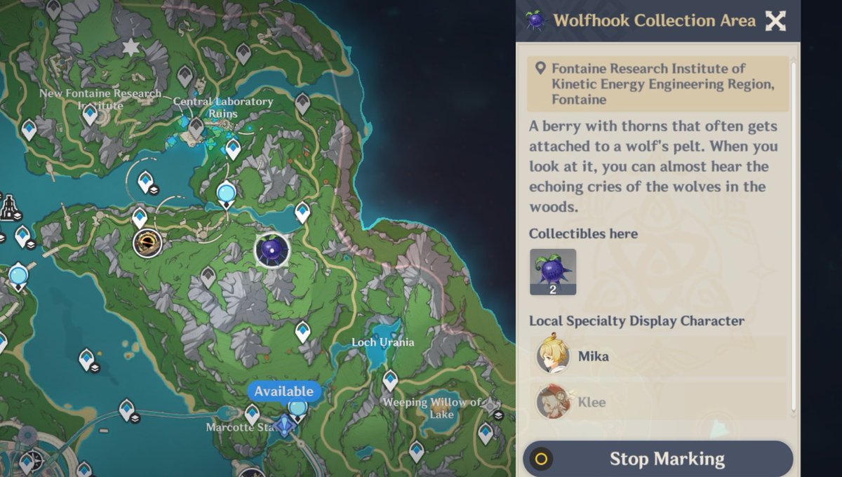 Who brought 2 wolf hooks to France???????