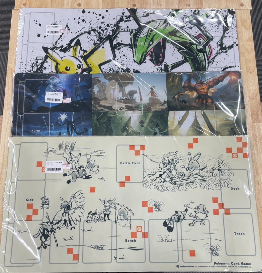 対戦スペース前の“お得”なプレイマットコーナーに商品追加しました