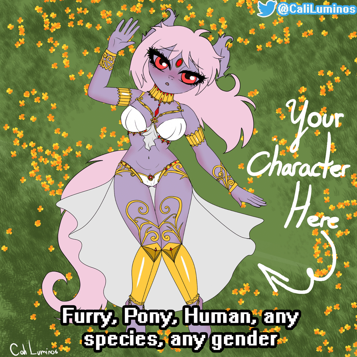 YCH - Lounging in my garden

----------------------------------

Set your character here!
ych.art/auction/76301

----------------------------------

Other networks:
t.me/calipona

-----------
#ych #breast #flowers