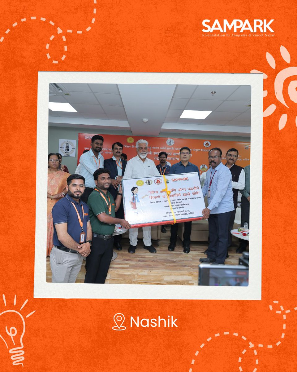 A significant milestone forward for classrooms in Maharashtra unfolded in Nashik with the inauguration of the Sampark Smart Shala Program by the Hon’ble Shri Dadaji Bhuse <a href="/dadajibhuse/">Dadaji Bhuse</a>, Education Minister, Government of Maharashtra. The event brought together senior government