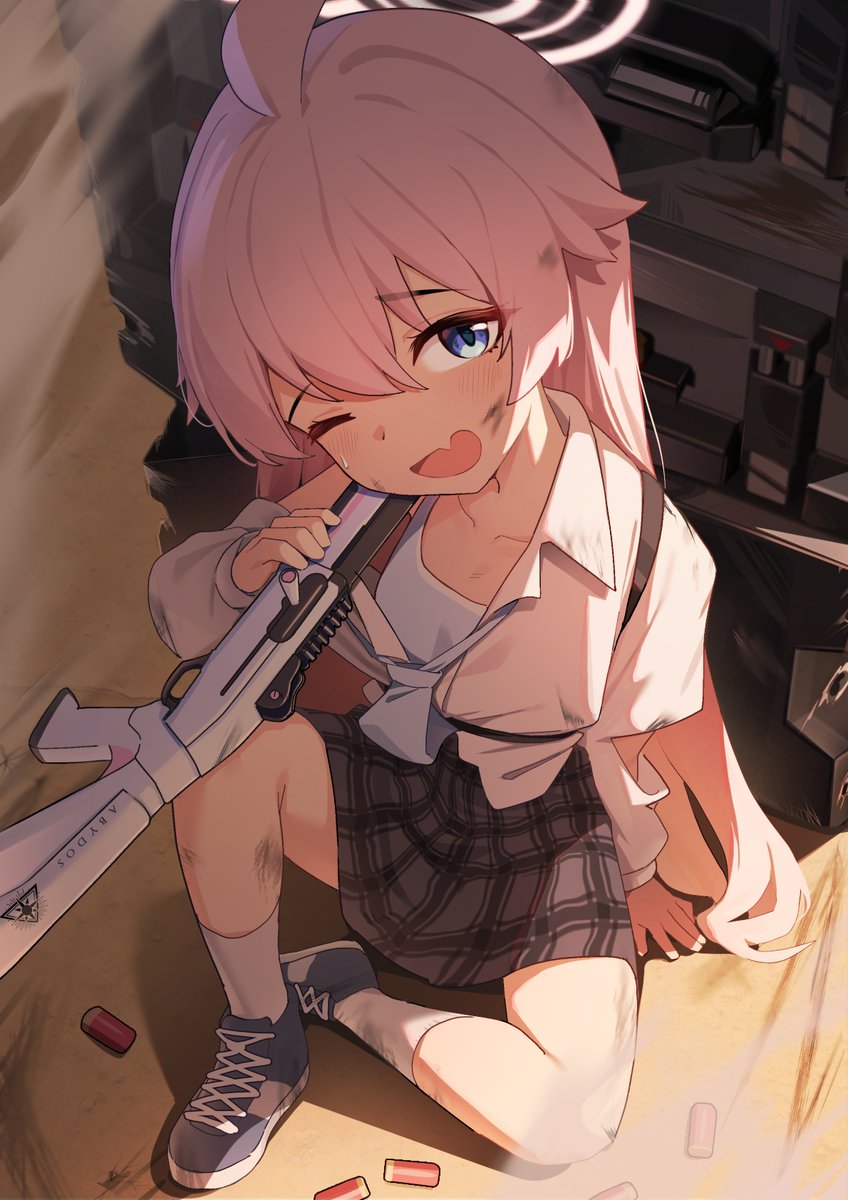 #ブルアカ 
으헤 아저씨 힘들어~