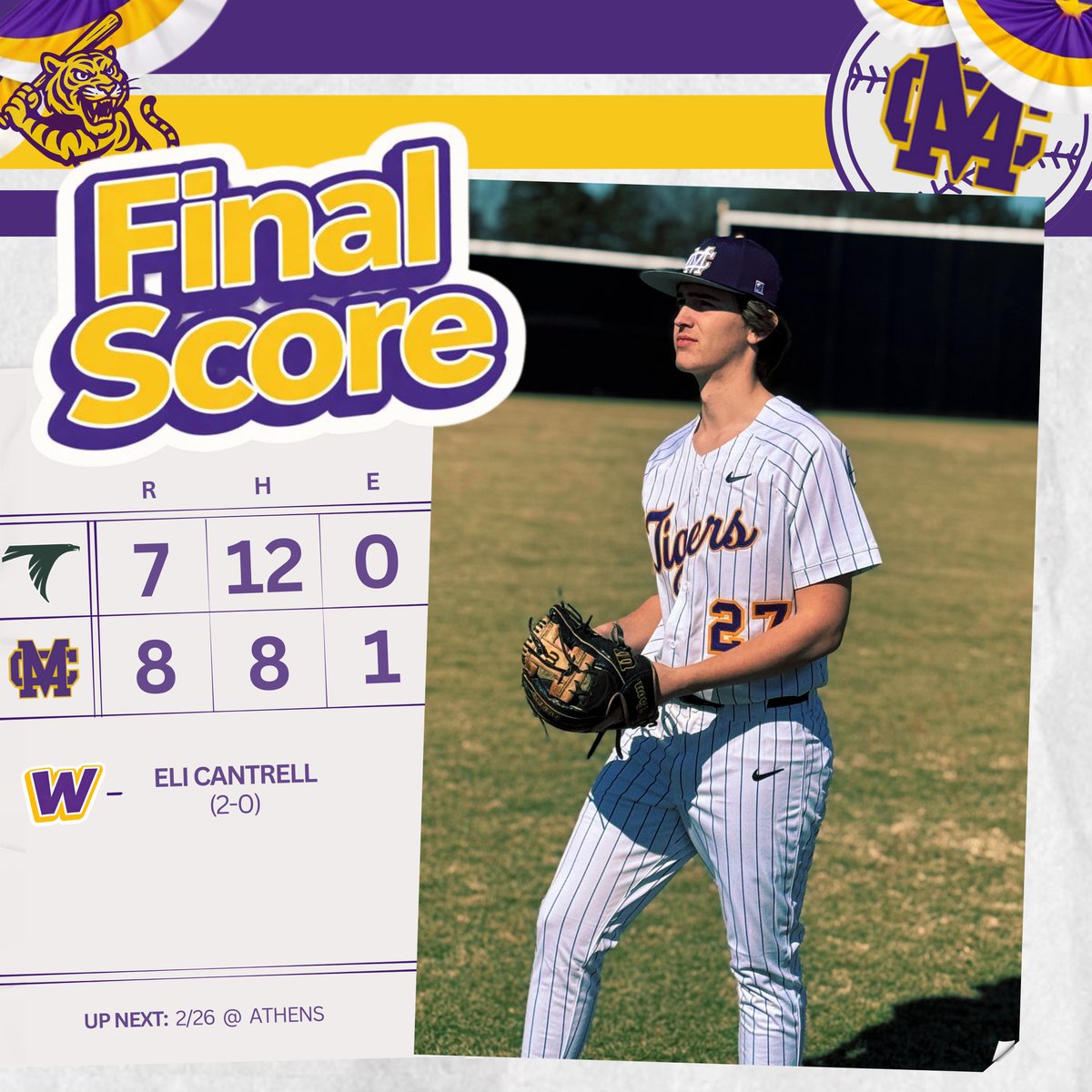 MCHS Baseball tweet media