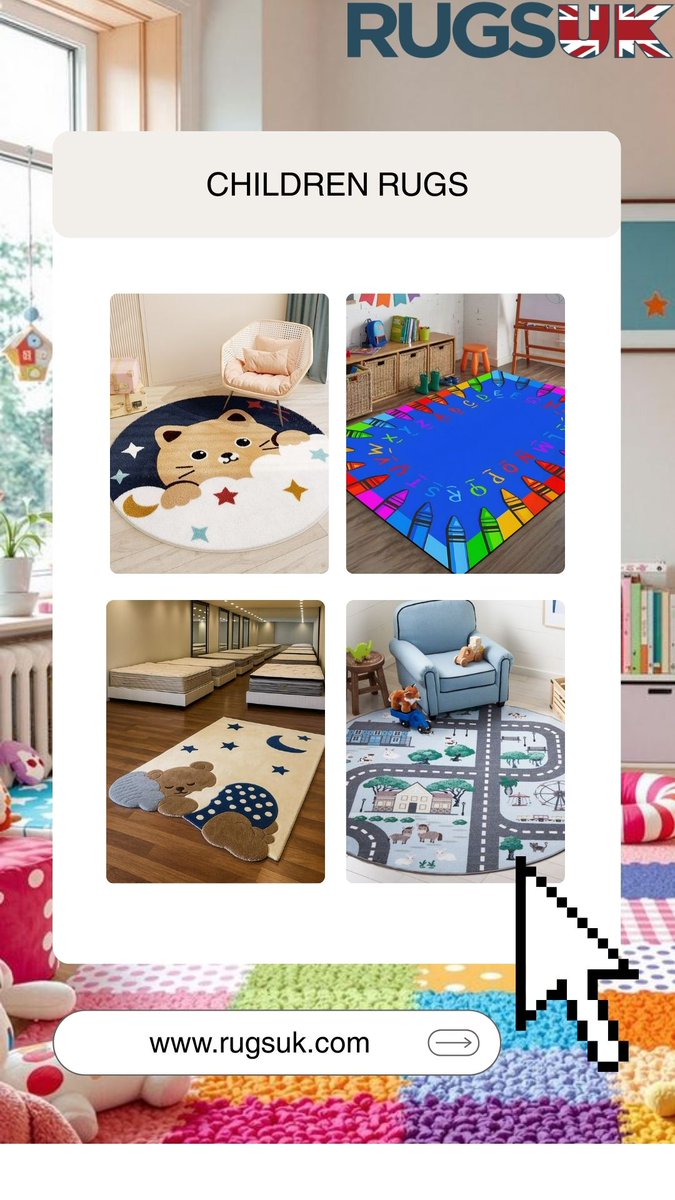 rugs_uk's tweet photo. ✨ Transform Playtime into an Adventure! 🌈 Shop the Collection: 🔗 https://t.co/aG8oG8WKoY…#RugsUK #ChildrensRugs #KidsInterior #NurseryDecor #PlayroomInspo https://t.co/GuwJPoi7UK