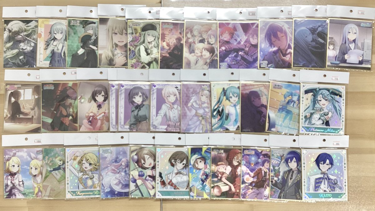 プロセカ ぴくりあ アクリルブロック 雫 愛莉 こはね 穂波 感謝祭 色紙 宮女 🐨入荷情報🐨】 プロジェクトセカイより、 色紙が各種入荷しました