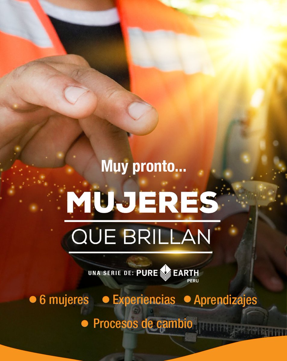 PureEarthPeru's tweet image. ✨ Muy pronto: Mujeres que Brillan✨

Historias reales de mujeres que impulsan una minería responsable y libre de mercurio desde Madre de Dios.

📅 Estreno: 5 de marzo

#MujeresQueBrillan #MineríaResponsable #PerúLibredeMercurio #BrilliantEarth #PureEarthPerú #freemercurymining
