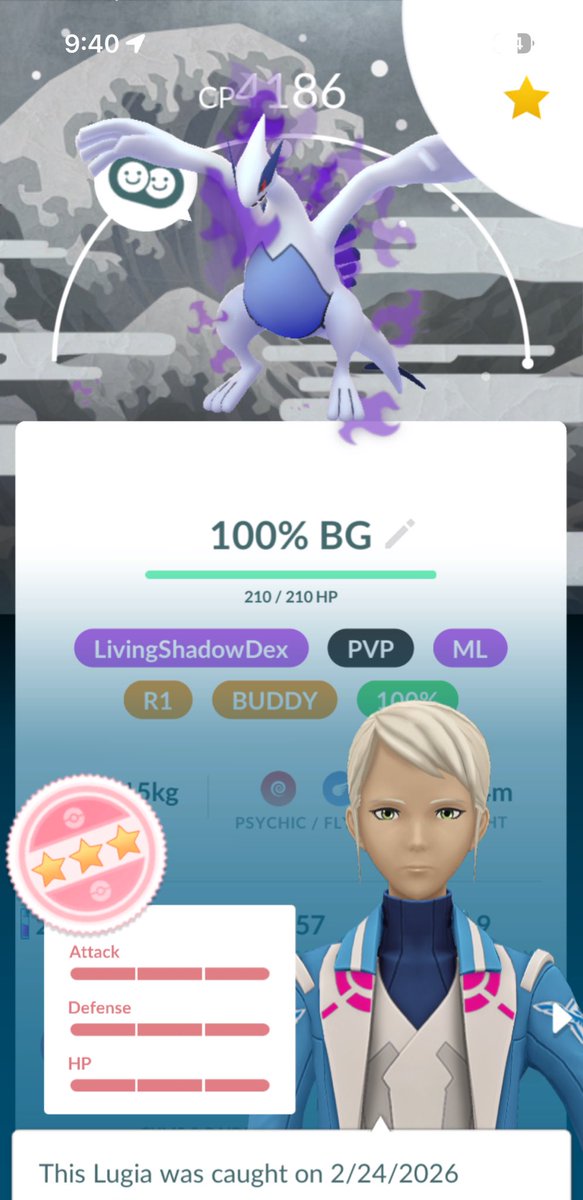 Wish this shined but still pretty cool! 

Shadow 100% Background

#PokemonGO