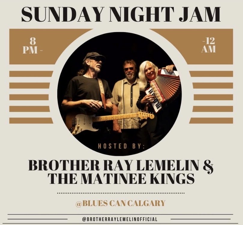 Schmenge007's tweet image. Next up playing at the Blues Can  2002-16 Ave NW Sunday night jam  March 1st with Brother Ray Lemelin &amp;amp; the Matinee Kings 8 pm to midnight. Phone 403-262-2666 #brotherray #guitar #vocals #schmenge   #accordion #danielwilton #bass #kellykruse #drums #bluescan #jam #yyc
