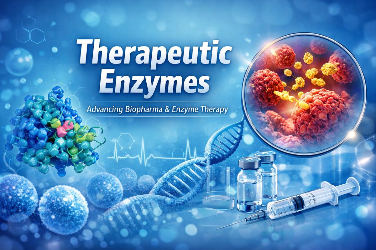 Explore high-quality Therapeutic Enzymes from Creative Enzymes — powerful tools for biopharma R&amp;D, drug discovery, and enzymatic therapy applications. Premium activity &amp; purity to advance your projects. #TherapeuticEnzymes #Biotech molecular-tools.creative-enzymes.com/category/produ…