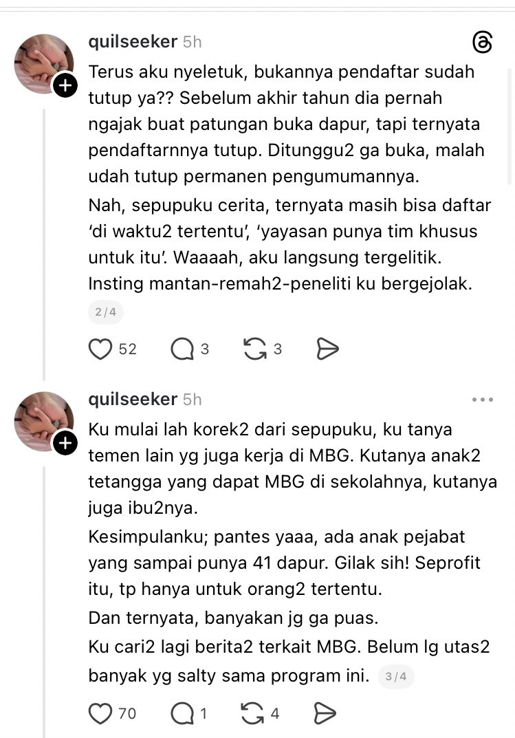 Itu pun masih dapet insentif 6jt per hari. PER HARI!

Udah untung ditambah untung, pasar udah disediakan, nggak ada pesaing. Tidak perlu mengeluarkan budget marketing

Dari sudut pandang bisnis, ini lahan bisnis paling sempurna.