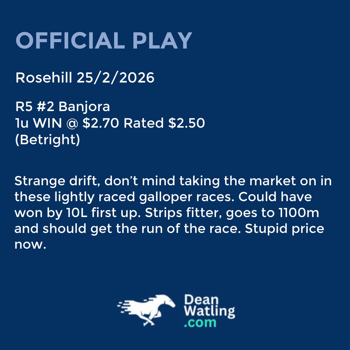 deanwatling's tweet photo. 2/2 for the team today with two best to come.
Banjora going places, proper horse 🤝 #LetsFarm
https://t.co/GWwSfmTlVE https://t.co/arK4DkksCs