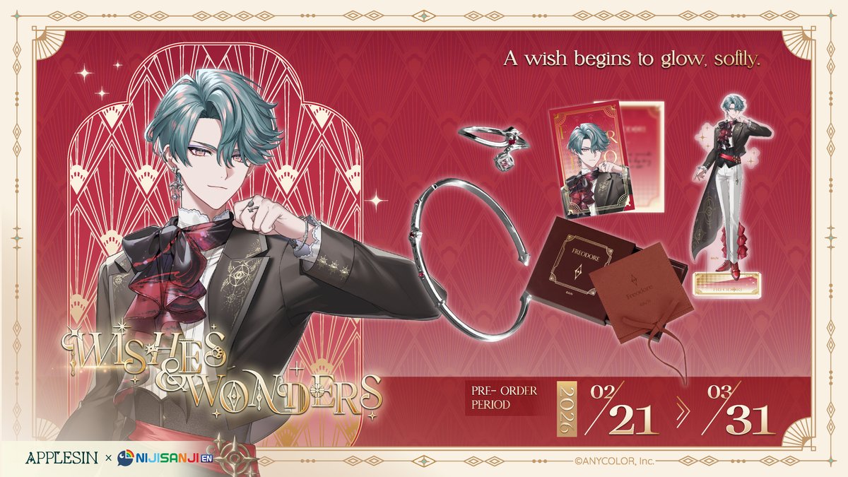 I was able to participate in a jewelry collab with Applesin. Featuring goods inspired by my preferred aesthetics.

𝑨𝒏𝒈𝒆𝒍’𝒔 𝑬𝒚𝒆𝒔 𝒂𝒓𝒆 𝒘𝒂𝒕𝒄𝒉𝒊𝒏𝒈 𝒐𝒗𝒆𝒓 𝒚𝒐𝒖, 𝒈𝒖𝒂𝒓𝒅𝒊𝒏𝒈 𝒚𝒐𝒖 𝒘𝒊𝒕𝒉 𝒘𝒊𝒔𝒉𝒆𝒔 &amp; 𝒘𝒐𝒏𝒅𝒆𝒓𝒔

▼Collection Page