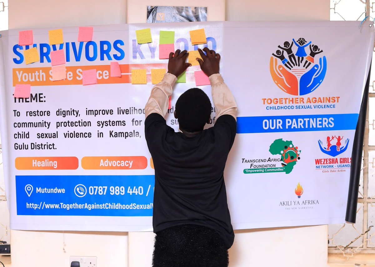 BebraveUganda's tweet photo. Healing from Childhood Trauma takes a long process:
It includes creating opportunities for survivors to come together , share their stories willingly and encourage each other NOT to give up but rather stand strong on the Journey on Healing and seeking Justice: #BeBrave Today ⭐️ https://t.co/x9jvdqaSIo