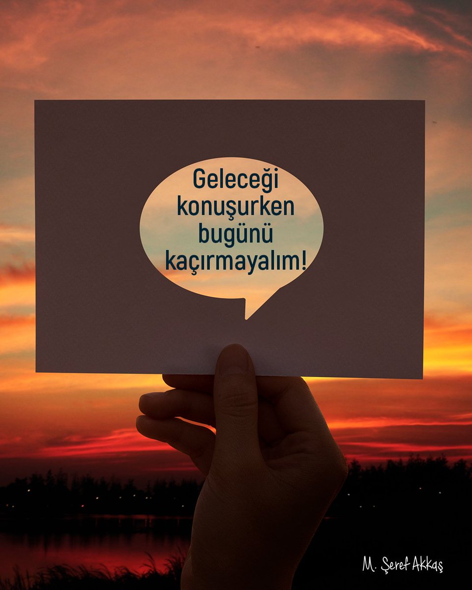 #Gelecek hakkında konuşmayı seviyoruz. Planlar, hedefler, “bir gün”ler. Ama bazen gelecek konuşuldukça #bugün ihmal ediliyor👍 Oysa gelecek, bugünün birikimi. Bugünü yaşamadan kurulan yarın, çoğu zaman sadece bir erteleme➕️
#iyihaftalar
