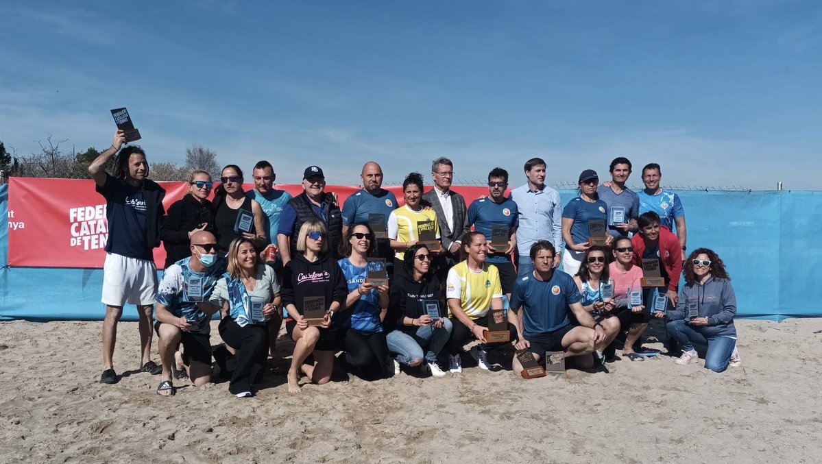 🏆 Campionat de Catalunya Sènior +30 i +50 de Tennis Platja, disputat al CN Lleida. 

✅ +30
🥇L.Juan/A.Porteiro
🥈A.Vara/L.Jiménez 
🥇M.Rastrilla/C.Blais
🥈I.López/N. Rasmussen

✅ +50
🥇N.Arostegui/J.Kabickova
🥈N.Ramos/A. Bustamante
🥇I.López/I.Fortuny
🥈M.Figuerola/D.Rius