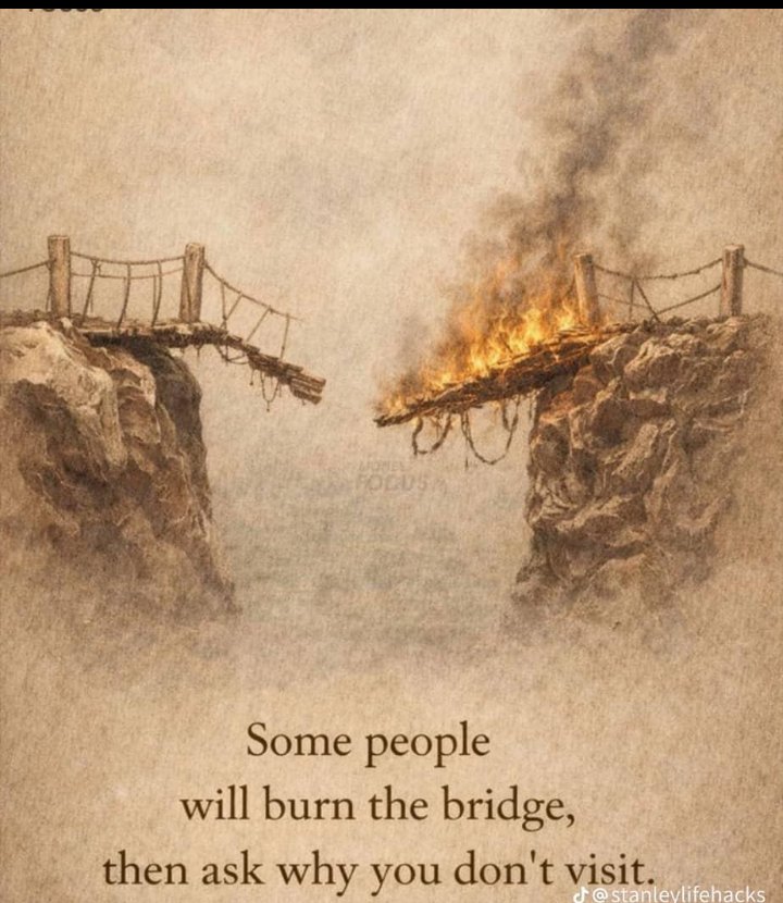 BenadethD73143's tweet photo. You don't get access after you set the bridge on fire. Boundaries aren't cruelty they are survival 🔥. My peace matters.#Peace #Boundaries https://t.co/6snoP95I4R