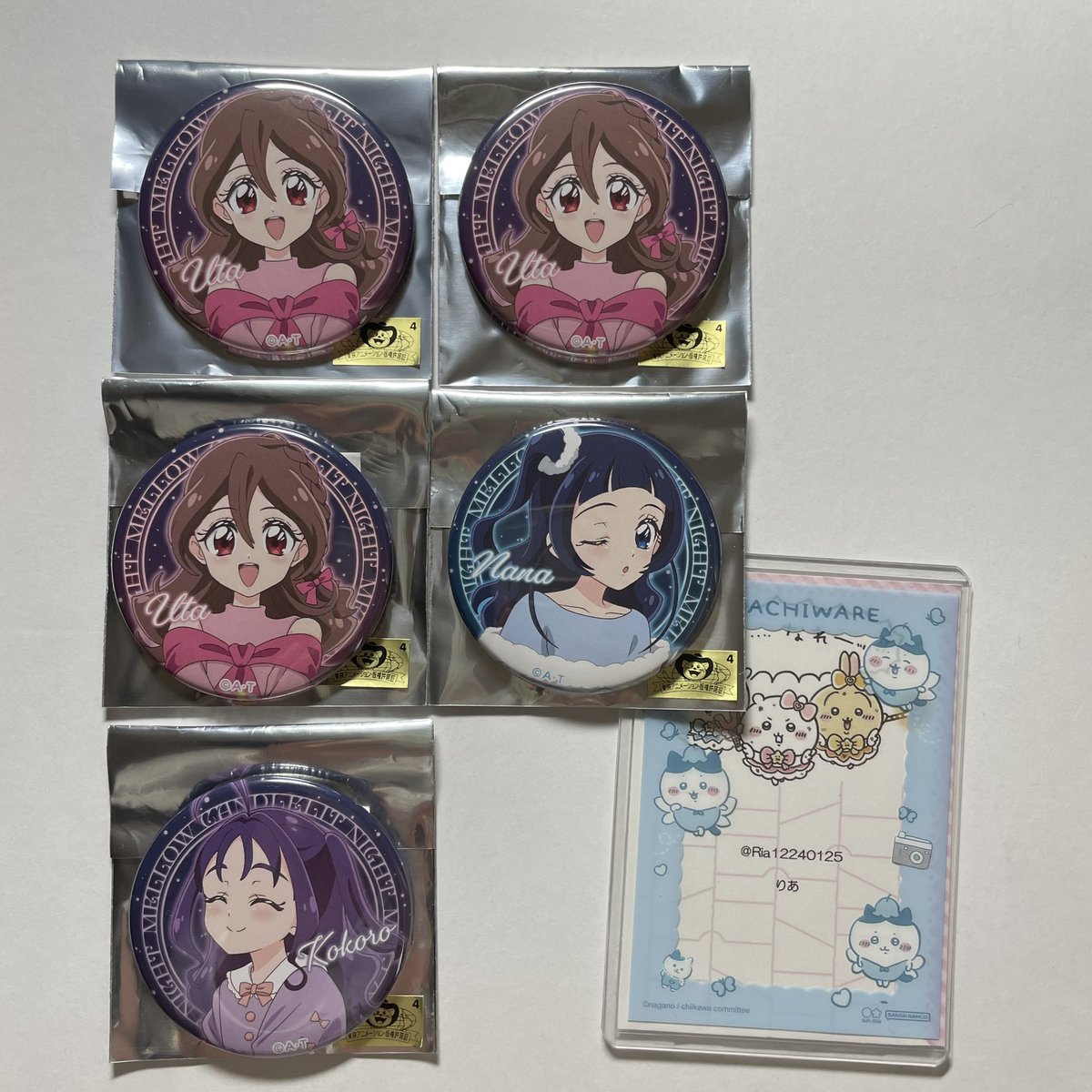 キミとアイドルプリキュア キミプリ Mellow Candlelit Night 缶バッジ