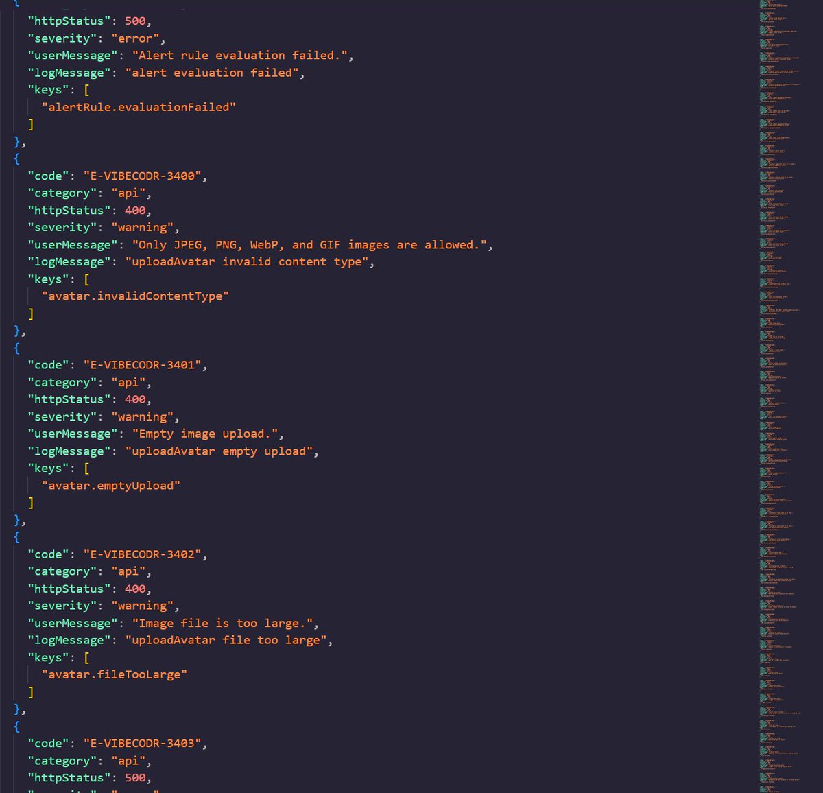 You ever get tired of not having enough context with your errors so you just... write a 14,000 line error catalog
