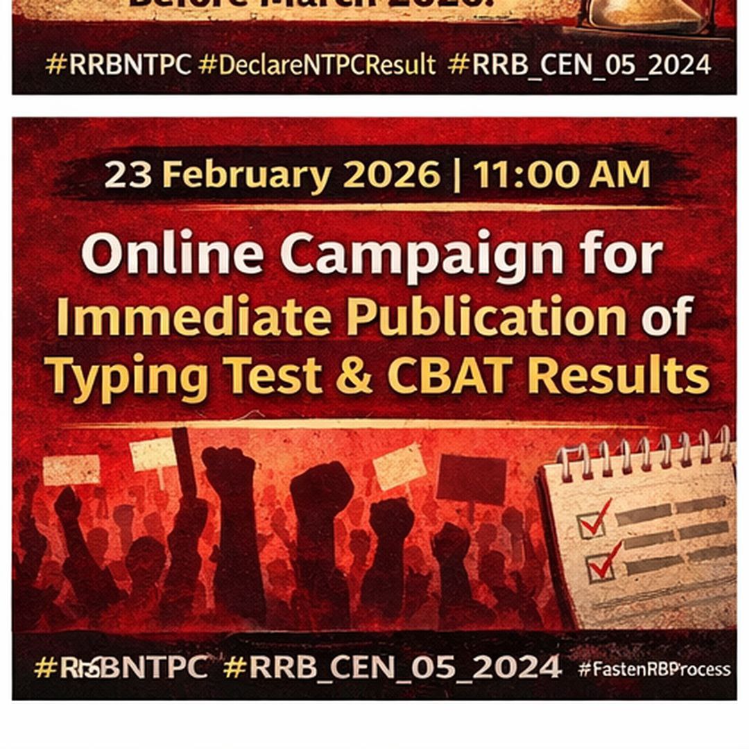 rk232896's tweet photo. #RRBNTPC #DeclareNTPCResult #RRB_CEN_05_2024 #FastenRRBProcess #CompleteNTPCByMarch2026 https://t.co/MME2o7wQm0