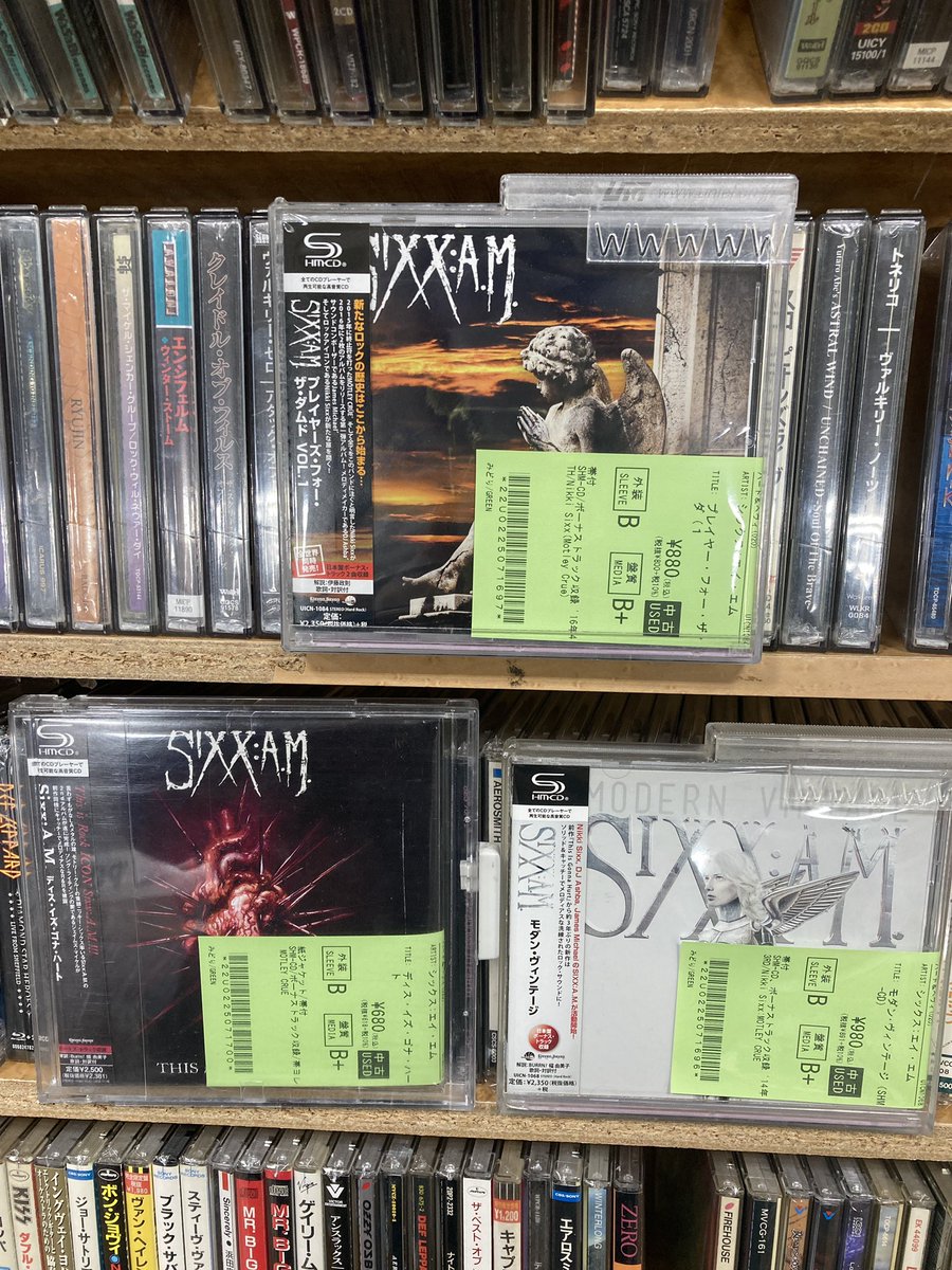 中古新入荷情報】 メタル中古 CD約200枚補充完了‼️ 是非ご覧ください