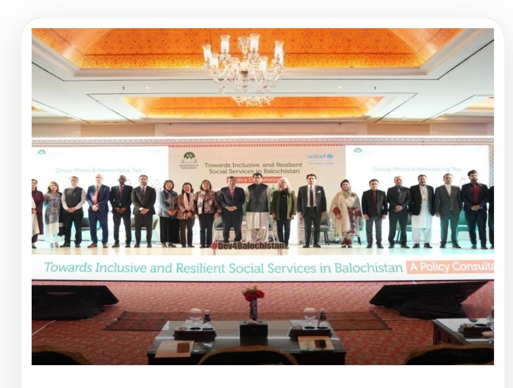 The forum serves as a strategic platform to deliberate on strengthening social service delivery systems in Balochistan to ensure inclusivity, resilience, and sustainability.
#Dev4Balochistan