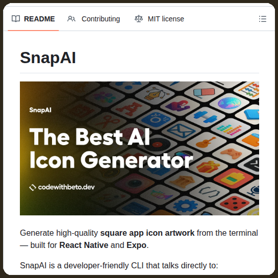 Generates app icons from the terminal

github.com/betomoedano/sn…