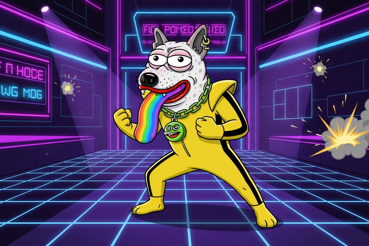 Welcome to the game show where paper hands don't survive 📺🔥 Running straight to the dip. #pepesdog #CC8