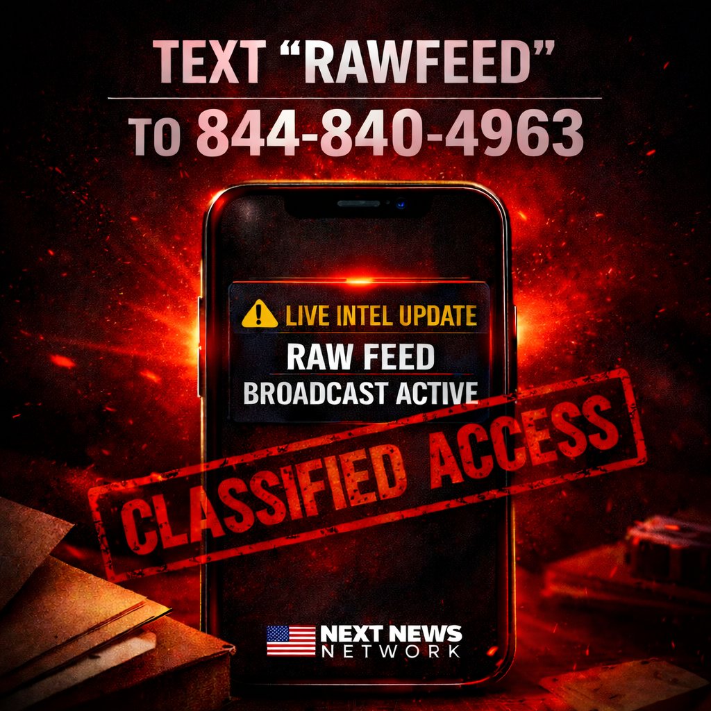 🔴 LIVE when it matters most. No algorithms. No delays.

🔔 Text “RAWFEED” to 844-840-4963 for real-time Next News LIVE alerts and breaking updates delivered straight to your phone. 

Stay informed. Stay ahead.