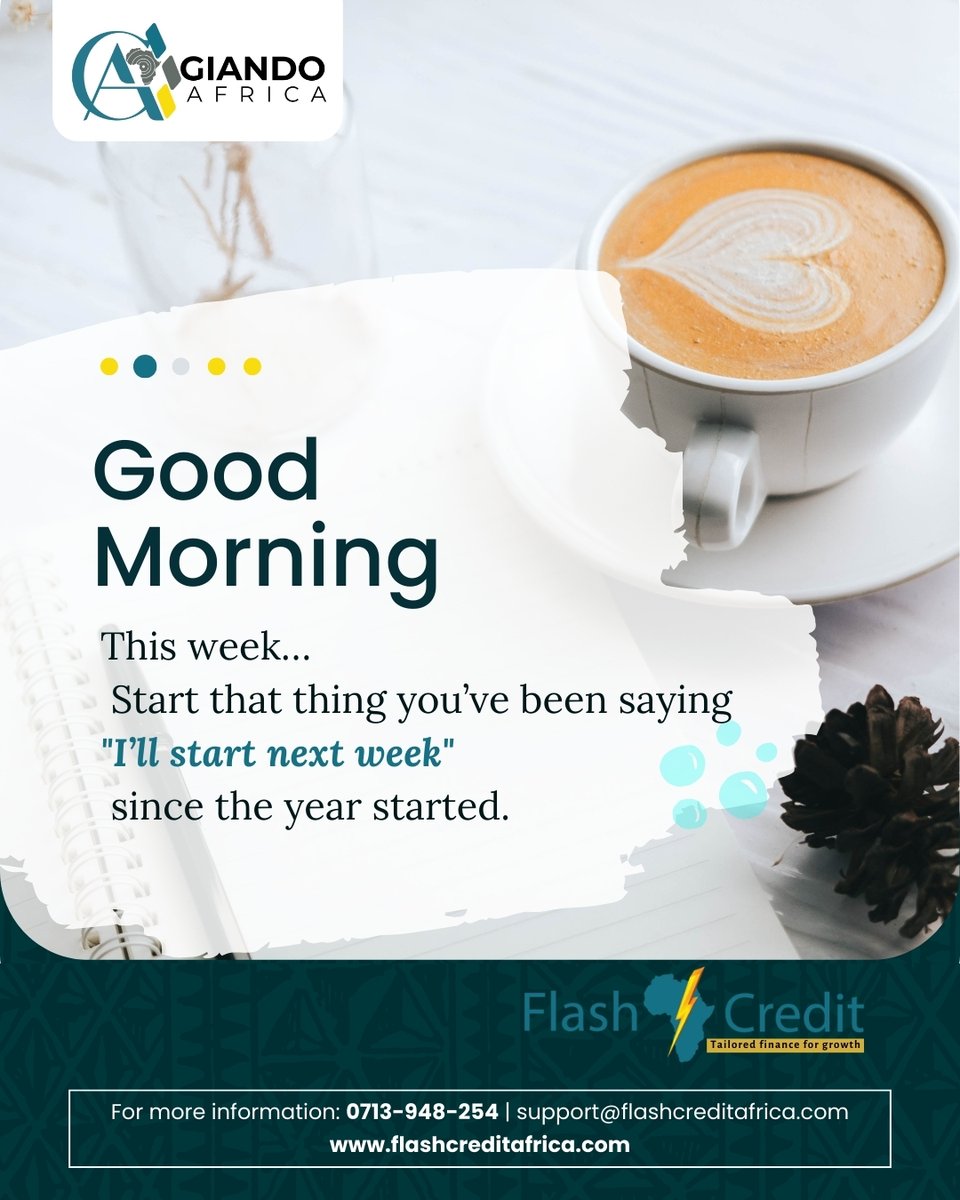 Be honest… how many times have you said “I’ll start next week”?

This is your sign. Start the business plan. Start the savings habit. Start the side hustle. Start tracking your spending.

You don’t need perfect conditions. You need a decision.

And if cash flow is what’s