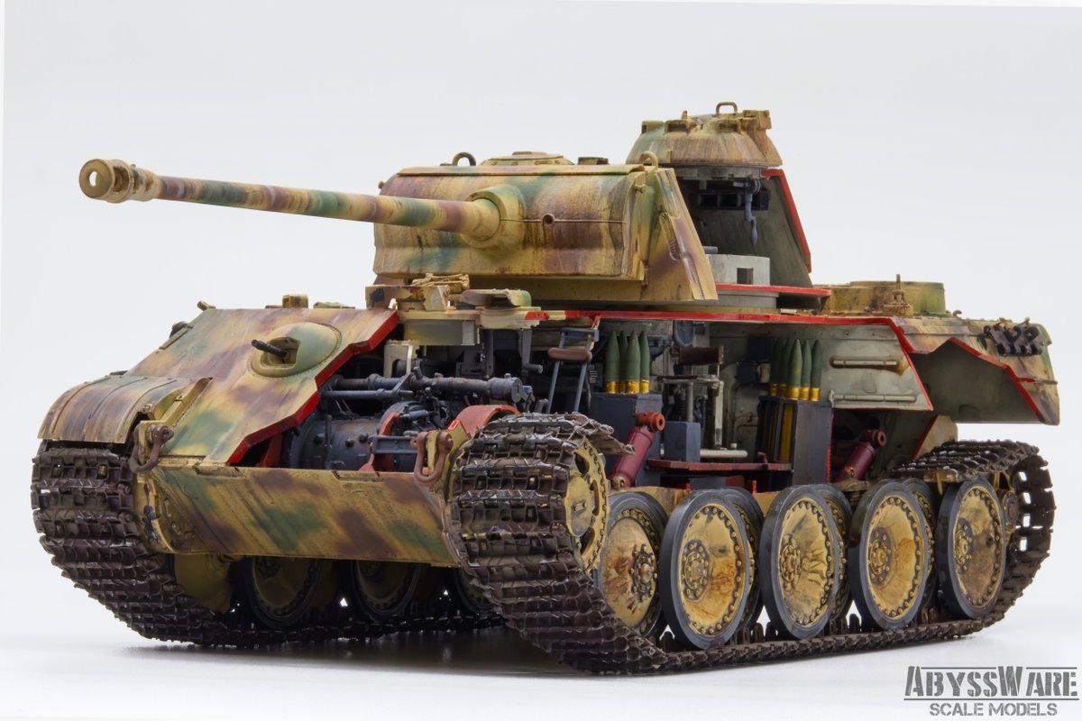 AbyssWare's tweet photo. Panther Ausf. G - Ryefield Models kit - scale 1/35 no extras - More photos and details at https://t.co/fa3nu6GMMC https://t.co/aOWL39DBUJ