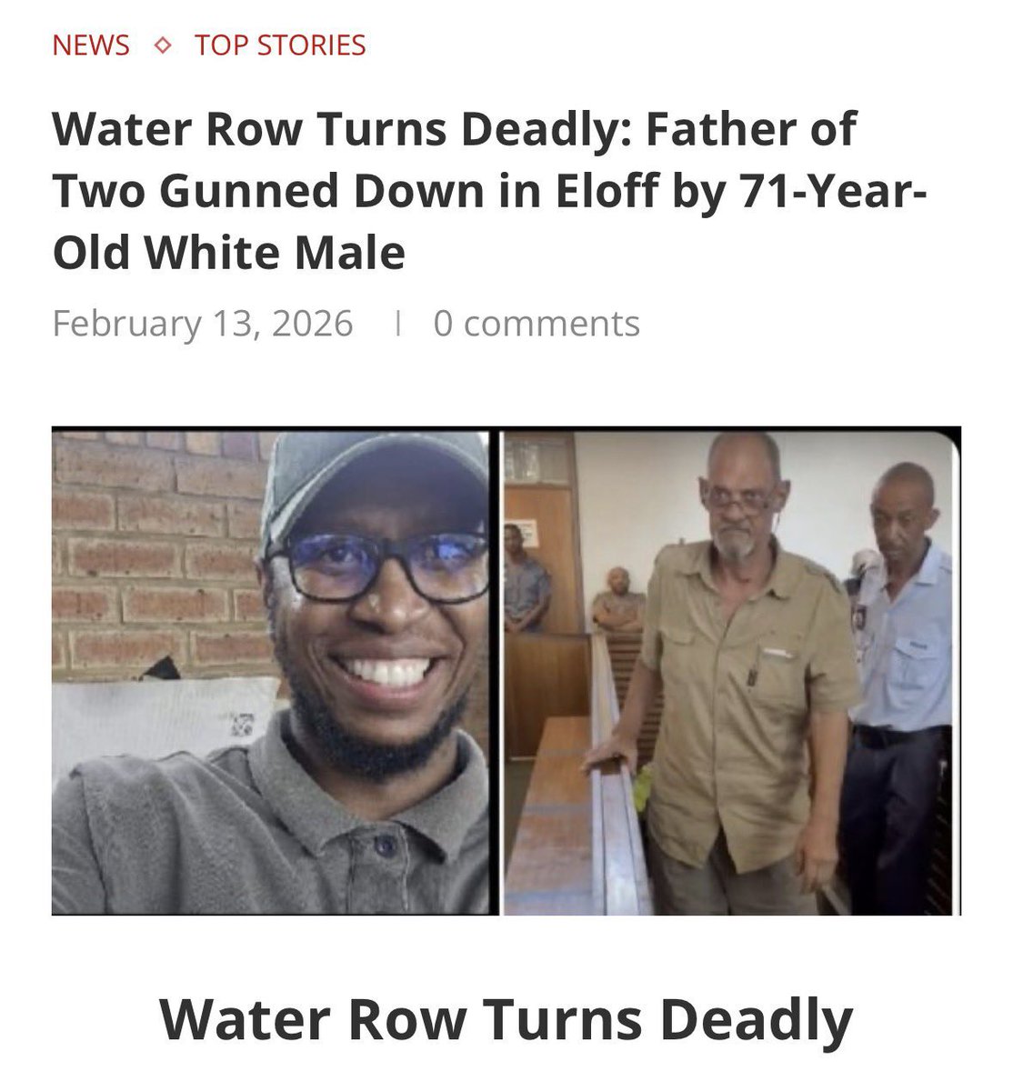 John_Mphatsoe's tweet photo. @elonmusk @60Minutes Racists keep quiet when black people are killed by same afrikaners in South Africa, why do you keep quiet? Are you cheering for the afrikaners? https://t.co/rwZM38fdhw