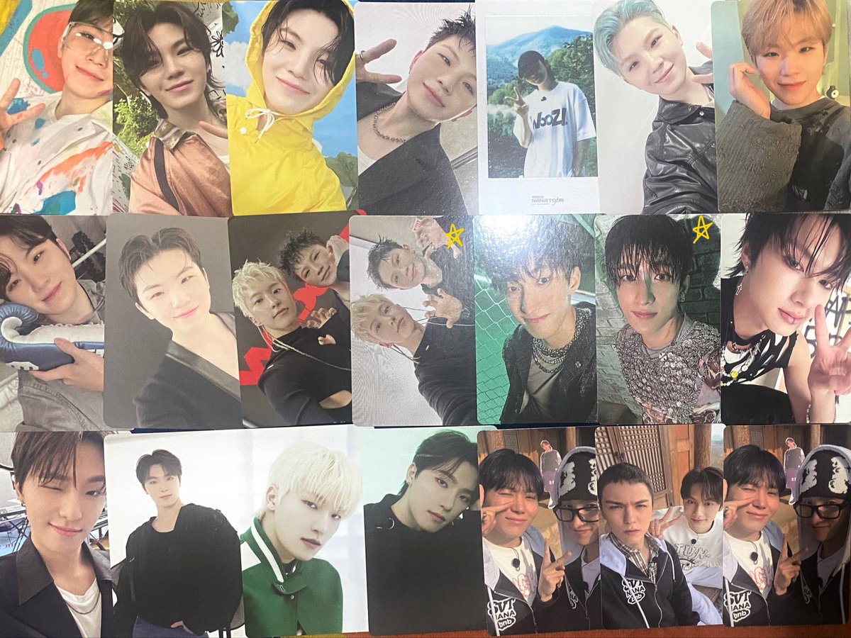 shwatiger's tweet photo. — wts / want to sell aab seventeen 
(no sensitive buyer)

take all only 400k

📍 dom jatim
✅ pack
❌ adm 9.50% +1250
+ by shopee only
⭐️ slight

memory carat land anniversary boys be dk dokyeom jun woozi hoshi howoo dino  beam horanghae hbd burstday album nana bnb pola wooahae https://t.co/8gRYThgCVE