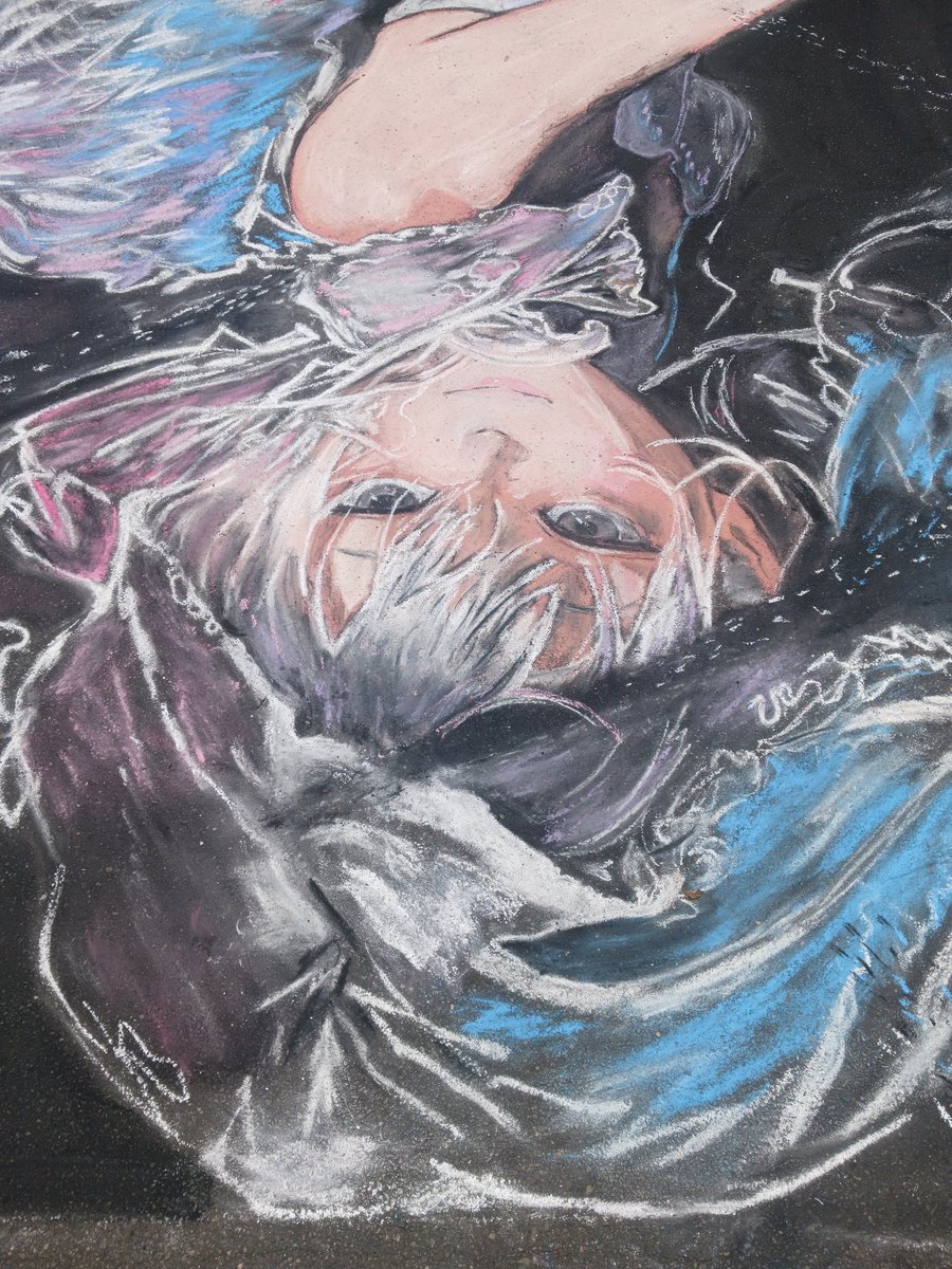 _Nightingale88_'s tweet photo. Did another Chalk Art :> https://t.co/D8iAVtU9RP