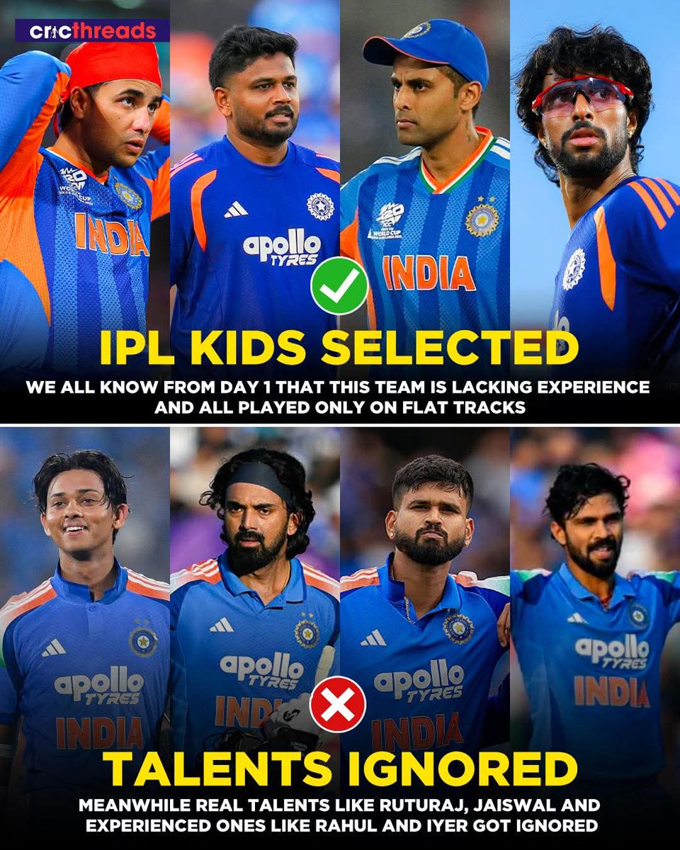 Learn this first <a href="/BCCI/">BCCI</a> #T20WorldCup these Kids are not yet fit to play the World Cup.. everyone wants to hit sixes..no Responsibility,