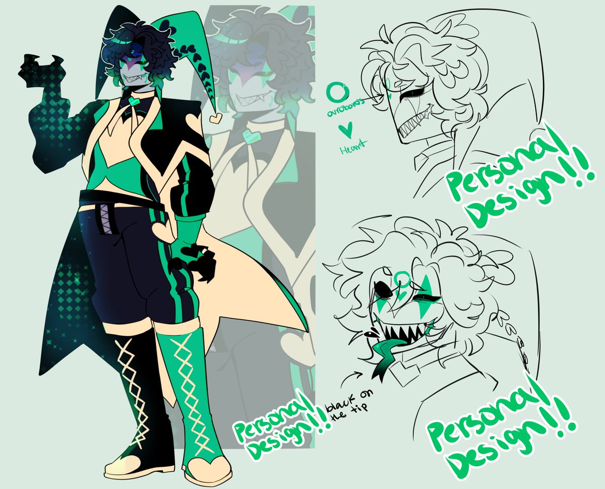 personal design for my brohusband 💚
#thefreakcircus #thefreakcircusharlequin