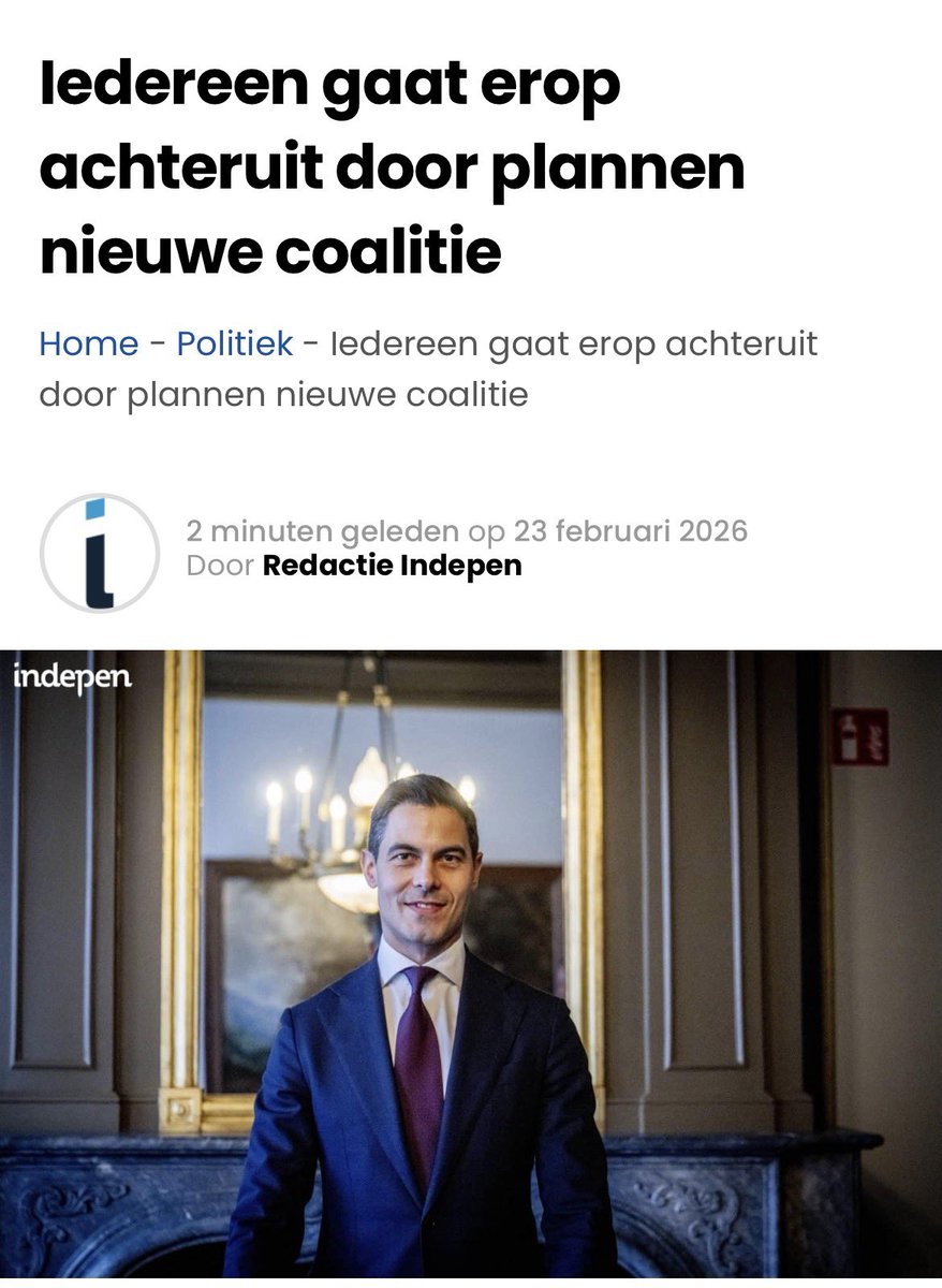 De coalitie van D66, VVD en CDA verhoogt lasten, jaagt het eigen risico omhoog, verkort de WW en schuift de AOW-leeftijd verder naar achteren. Ondertussen wordt miljarden extra naar defensie gepompt.

Lagere koopkracht. Meer armoede. Hogere lasten voor burgers én bedrijven.

Hoe
